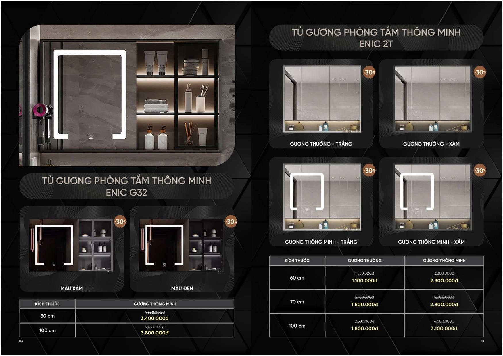 Bảng giá và Catalogue Thiết bị vệ sinh thông minh ENIC /Page 30